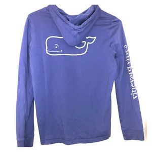 Vineyard Vines Purple/Blue Hoodie (front pocket!)